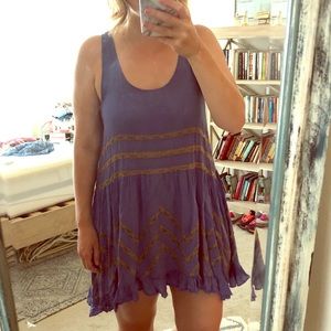 Free People Voile & Lace Trapeze Slip